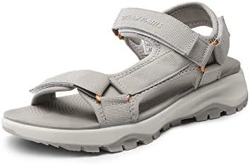 DREAM PAIRS Womens Sandals, Light Weight Hiking Sandals for Women, Comfortable Athletic Quick-Drying Walking Water Sandals With Hook And Loop Straps And Soft Insole, 7