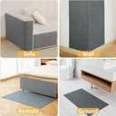 Cat Scratch Furniture Protector, Cat Scratch Mat Trimmable Self-Adhesive Carpet, DIY Climb Furniture Wall Couch Protector from Cats Claws for Covering Cat Tower Replacement Pads(Dark Gray 15.8x78.7in)