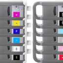 PFI-1700 Ink Cartridge 12 Pack Replacement for Canon PFI-1700 for Canon imagePROGRAF Pro2000,2100 Pro 4000s,4100,6000s,6100,6100S,4100S (MBK PBK C M Y R GY B PGY PC PM CO 12-Pack Pigment Ink)