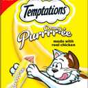 2 x Temptations Creamy Puree Squeezable Lickable Wet Cat Treats with Chicken, 0.42 oz. Tubes, 24 Count (EXP 05/22/27)