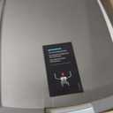 simplehuman 40 Liter / 10.6 Gallon Slim Kitchen Step Trash Can With Secure Slide Lock, Grey Plastic