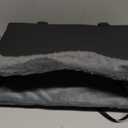 Portable Small Dog Seat for Car, Luxury Center Console Dog Car Seat Booster with Safety Tethers, Anti-Collapse Pet Travel Carseat for SUV, Truck (Black/Grey) (Black/Dark Gery)