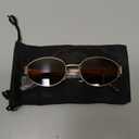 livho 2025 Trendy Oval Sunglasses - Stylish Polarized Shades for Everyday - Retro Metal Frames