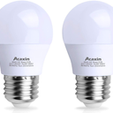 Acaxin LED Refrigerator Light Bulb 4W 40Watt Equivalent, Waterproof Fridge Bulbs Replacement for Frigidaire, Freezer Bulb IP54, 120V E26 Daylight White 5000K 400 Lumen, A15 Appliance Bulb