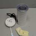 Milk Frother, Paris Rhne 4-in-1 Milk Steamer and Frother, Hot & Cold Foam Milk Warmer with Temperature Control, Auto Shut-Off Frothers for Coffee, Latte, Cappuccino, Macchiato (White)