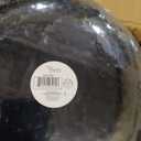 Organic Black & Gold Rim Plates 120 Count - 9" Elegant Disposable Plastic Dinner Plates for Parties & Gatherings