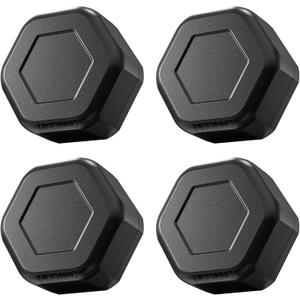 4 Pack Tagginnc AirTag Magnetic Case  Ultra Strong Magnet & Discreet Hexagonal Nut Design with Non-Slip Base, Waterproof & Shatterproof, Compatible with Apple AirTag for Car, Truck & Trailer
