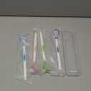 Tongue Scraper Cleaner 100% BPA Free Tongue Scrapers with Travel Handy Case for Adults, Kids, Healthy Oral Care, Easy to Use, Help Fight Bad Breath (4 PACK)