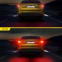 7440 7443 LED Bulb Red,28W 4800LM 600% Brighter,CANBUS Error Free with Cooling Fan,T20 7441 7444 W21W Ideal for Brake Lights & Stop Tail Lights,Rear Turn Signal Light,2-Pack