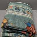 Light Green Rug for Girls Bedroom Dorm Beetle Butterfly Floral Pattern Vibrant Rug 5x7 Vintage Cottage Soft Low Pile Floor Carpet with Non Slip Washable Green Area Rugs for Kids Playroom 5 x 7