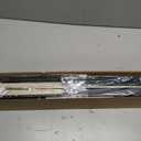 MR.DANCE 2" Cordless Faux Wood Blinds for Indoor Windows, Embossed Design, 32"W x 64"H