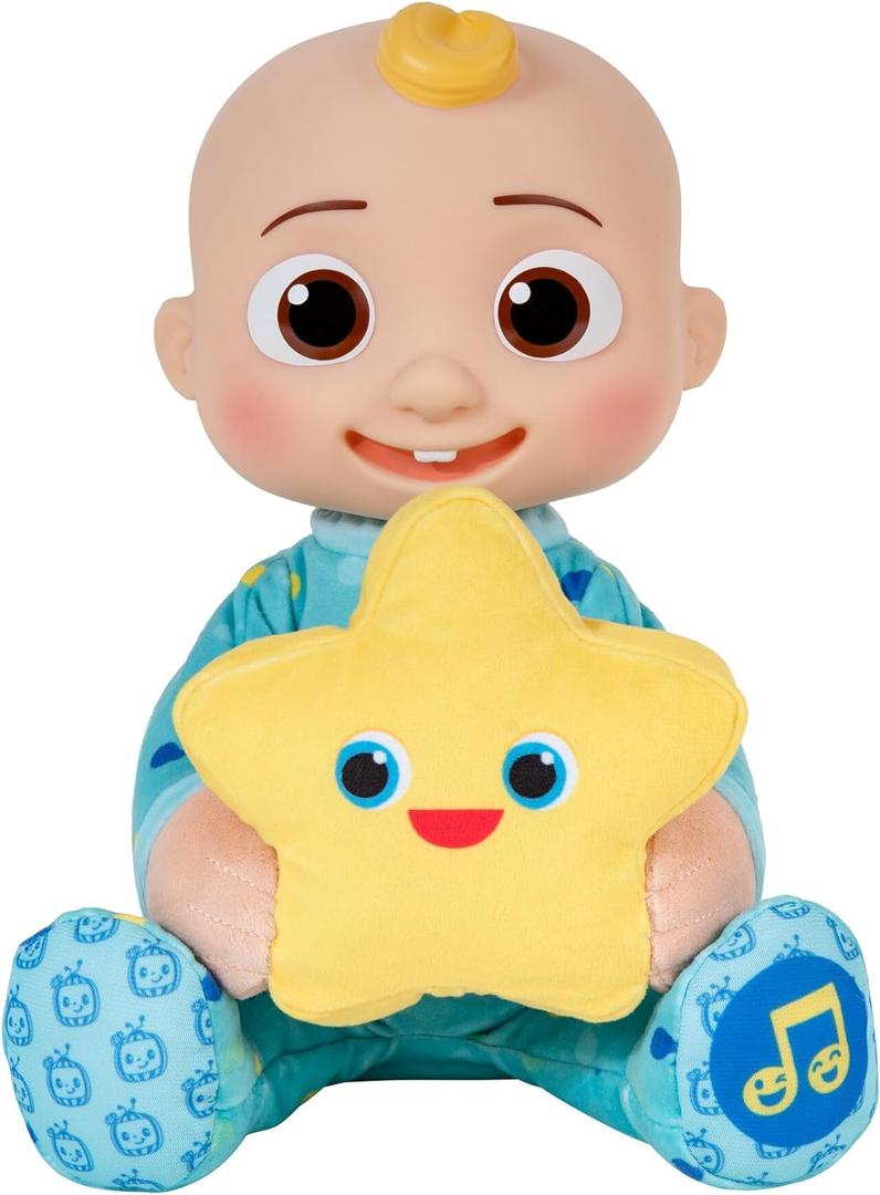 CoComelon Peek-A-Boo JJ 10 Feature Plush - Featuring Favorite Song, Phrases, and Sounds - Play Peek-A-Boo with JJ - Toys for Preschool and Kids 