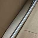 Moen Curved Adjustable Length Fixed Mount Single Shower Curtain Rod for Bathroom, Brushed Nickel Finish, CSR2160BN