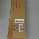 KAMANINA Curtain Rods for Windows 32 to 144 Inches (2.6-12ft), Adjustable Champagne Gold Curtain Rod 66 to 144 Inches, 7/8 Inch Decorative Rod with Crackle Glass Finials