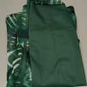 KABAQOO Mesh Beach Bag, Extra Large Beach Bags with 9 Pockets & Zipper Waterproof Lightweight Beach Tote for Beach/Pool Trip (Coconut Tree)