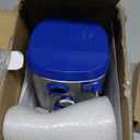 Davivy Electric Can Opener, One Touch Lid Opening, Removable Stainless Steel Cutter and 3-in-1 Design, with Sharpener and Bottle Opener, Stainless Steel-Blue)