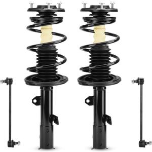 Front Struts w/Coil Spring & Sway Bar Links for 2009-2012 Corolla ONLY 1.8L / 2011-2013 Matrix ONLY 1.8L, Strut Shock Absorber Assembly Replace 832597 832598 K90433