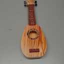 YOLOPLUS+ 17 Inch Kids Ukulele Guitar Toy 4 Strings Mini Children Musical Instruments Educational Learning Toy for Toddler Beginner Keep Tone Anti-Impact Can Play with Picks/Strap/Primary Tutorial (Sprucewood)