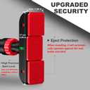 RHINOSPORT Door Pull Up Bar Doorway No-Screw from 69-92 cm (27.1in-36.2in) Workout Equipment for Home Gym Upper Body Workout Non-slip 2x EXTRA Foam Padding for Ultimate Door Frame Protection