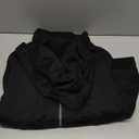 THE GYM PEOPLE Women's Full-Zip Up Hoodies Jacket Fleece Workout Crop Tops Sweatshirts with Pockets Thumb Hole (Medium, Black)