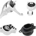 Loongrie Engine Motor Mount Compatible with 2007-2017 Altima 2.5L Auto Transmission, Replace OE A4339 A4340 A4350 A4353 4-Piece Set