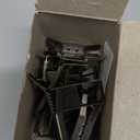 Hicarer 20 Pcs Brick Wall Hangers Clips no Drill Outdoor for Hanging Christmas Lights Stocking Holders Steel Picture Decoration Hanger Fastener for Fireplace (Antique Brass)