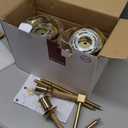 Crystal Battery Operated Wall Sconces Set of 2, Gold Rechargeable Wireless Wall Sconce Lights with Crystal Lampshade, 12 RGB and 3CCT Dimmable Wall Lamps with Remote for Bedroom Living Room Hallway