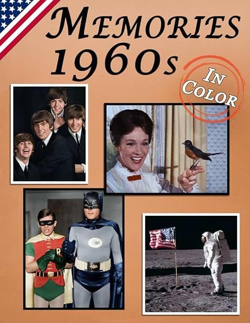 Memories: Memory Lane 1960s For Seniors with Dementia (USA Edition) [In Color, Large Print Picture Book] (Reminiscence Books)