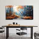 Nature Landscape Wall Art Modern Botanical Wall Art Prints Bedroom 24"X48"