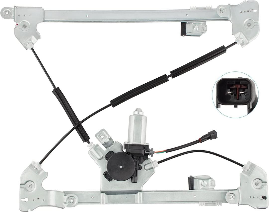741-429 Power Window Lift Regulator & Motor Front Right Passengers Side for Ford F-150 2004 2005 2006 2007 2008 for Lincoln Mark LT 5.4L V8 2006 2007 2008 4L3Z1523200BA