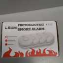 LShome Photoelectric Smoke Alarm, 4 Pack