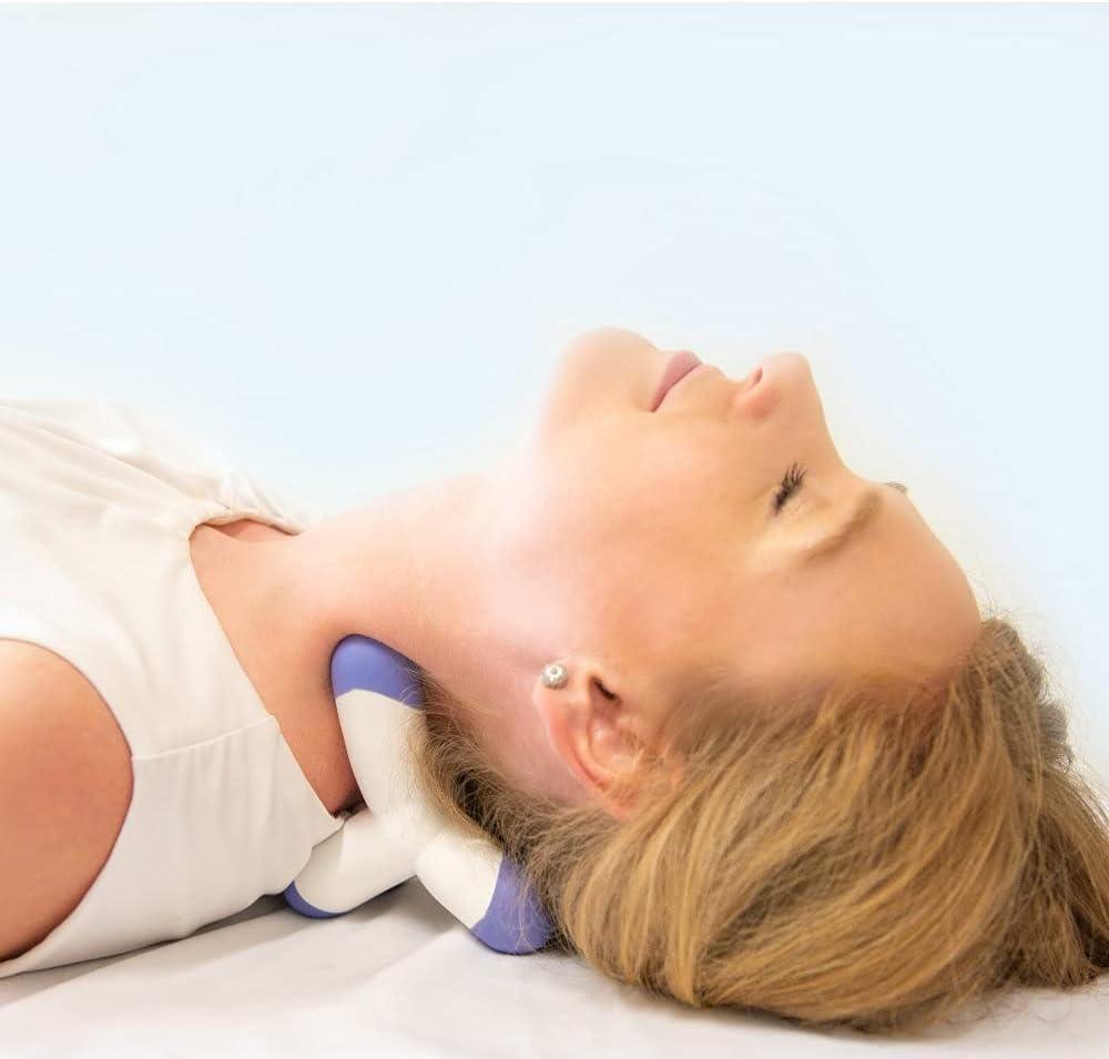 Pressure Point Neck Massager for Pain Relief, Trigger Point Massage Tool, Occipital Release, Headache Relief, Unique Design Targets Deep Neck Muscles, Fast Effective Relief (Large)