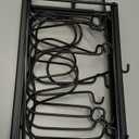 MUDEELA Expandable Pots and Pans Organizer Rack under Cabinet, Pots Lid Organizer Rack for Kitchen Cabinet Organizers and Storage with 12 Adjustable Dividers Cutting Board Holder & Anti-Scratch Strips