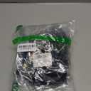 BMJL Women's High Waisted Bikini Sets Sporty Two Piece Swimsuits Color Block Cheeky High Cut Bathing Suits (Large, Solid Black)