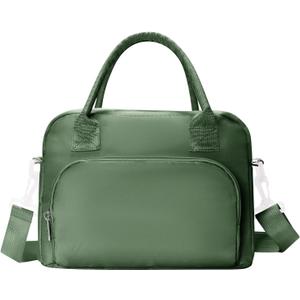 MEXS Insulated Lunch Bag for Women Men Large Reusable Lunch Box Adult Leakproof Portable Cooler Tote Bags for Work Picnic (Dark Green)