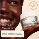 Aveeno Calm + Restore Oat Gel Facial Moisturizer for Sensitive Skin, Fast-Absorbing, Soothing Lightweight Gel Cream with Prebiotic Oat & Feverfew, Fragrance-Free & Hypoallergenic, 1.7 oz