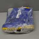 HISEA Men's Steel Toe Rain Boots PVC Rubber Boots, Waterproof Garden Fishing Outdoor Work Boots, Durable Slip Resistant Knee Boots for Agriculture and Industrial Working (10, Blue)