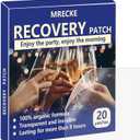 Party Recovery Patches 20 Pack, Natural Ingredients for Quick Recovery, Individually Wrapped, Skin-Friendly & Waterproof - Enhanced Morning Formula, Wake Up Refreshed and Energized