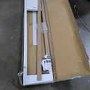 Ideal Pet Products Aluminum Pet Patio Door, Adjustable Height 77-5/8" to 80-3/8", 10-1/2" x 15" Flap Size, White