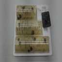 VENTA Flickering Flameless Candles with Remote Control  Led Candles Battery Operated  Battery Operated Candle for Decoration Table, Timer & Dimmer Features, Set  3Pcs (4",5",6")(Grey)