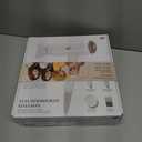 T3 Featherweight StyleMax Professional Ionic Hair Dryer with Custom Heat Automation & 4 Attachments,Fast Drying,Lightweight with 5 Heat & 3 Speed Settings,2 Concentrators,Diffuser & Smoothing Comb (1" Clip Iron, White)