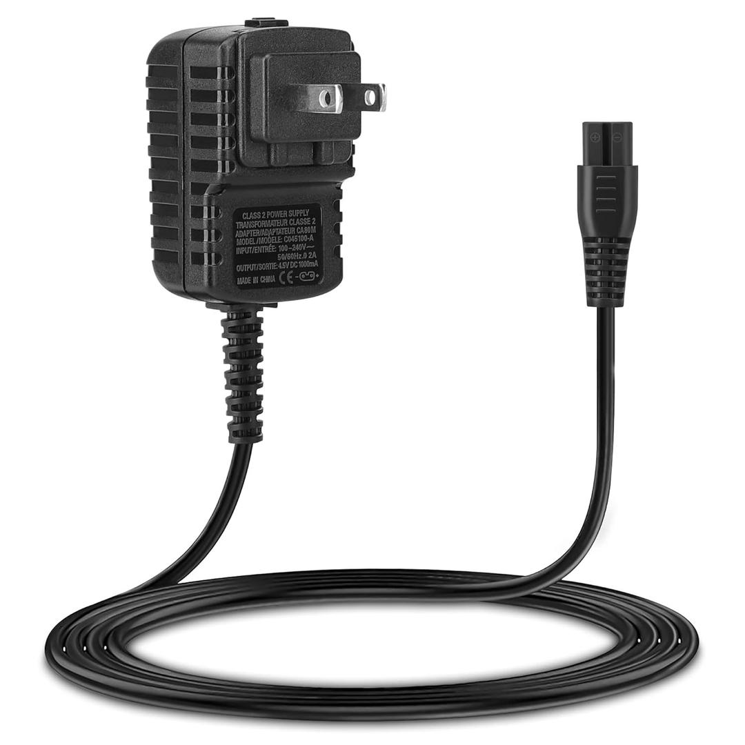 Replacement 4.5V Clipper Charger for Babylisspro Barberology FX787,FX788,FX870,FX820 Trimmers Charger Cord 10ft
