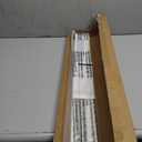 LazBlinds Cordless Cellular Shades, No Tools No Drill Blackout Honeycomb Shades Pleated Blinds for Windows, 35'' W x 48'' H, Silver White