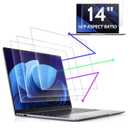 1 Pcs 14 Inch Anti Blue Light Screen Protector Compatible With Lenovo Hp Dell Acer Asus Samsung etc Laptop-16:9 Aspect, 14" Computer Monitor Glare Filter Uv Blocker Shield Cover Eye Protection Film