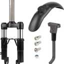 MIMIRACLE Front Suspension Kit Fork Suspension Compatible with Xiaomi M365/Pro/Pro2/1S Electric Scooter Shock Absorption Parts Anti-Vibration Accessories with Foot Stand and Front Fender