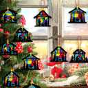 30 Sets Christmas Nativity Craft Kit for DIY Christian Religious Nativity Scene Christmas Tree Ornaments Jesus Sunday Craft for Xmas DIY Party Supplies