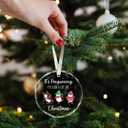 2 x Penguin Ornament - Penguin Gifts for Women, Men, Lovers, Girls - Cute Penguins Ornaments for Christmas Tree, Funny Ornaments for Tree - Glass Christmas Ornament 2025