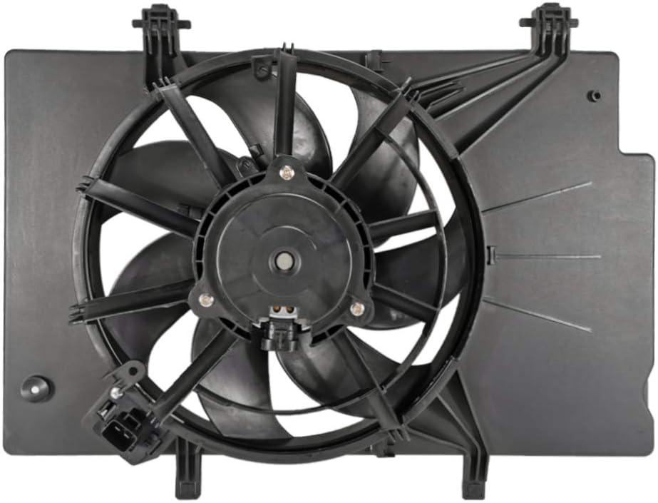 FD404 Replacement Engine Radiator Condenser Cooling Fan Assembly for Ford Fiesta L4 1.6L 2011-2019