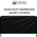 Heavy Duty Portable Crowd Control 8ft Barricade Jacket Cover - Angry Bull Barricades