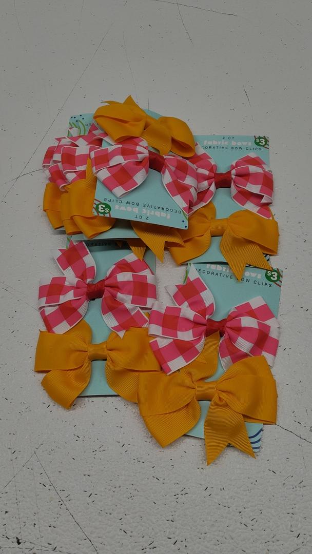 Fabric Bows Set Of 7